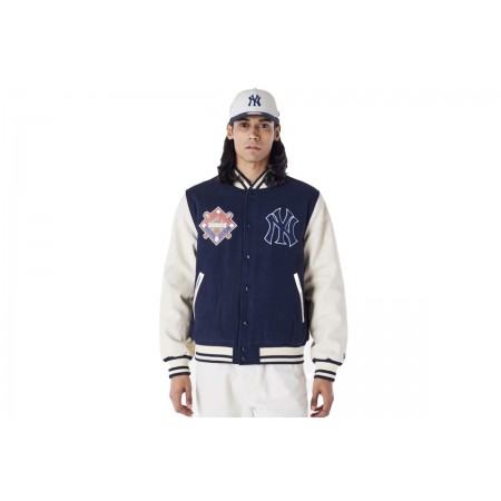 New Era New York Yankees MLB Patch Navy Varsity Unisex Τζάκετ