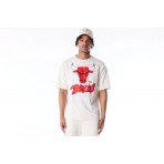 New Era Chicago Bulls NBA Wordmark Stone Κοντομάνικο T-Shirt