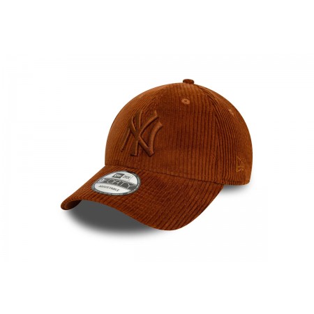 New Era New York Yankees Cord 9Forty Κοτλέ Καπέλο Strapback Καφέ