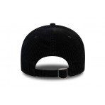 New Era New York Yankees Cord 9Forty Κοτλέ Καπέλο Strapback Μαύρο