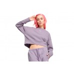 Puma Dare To Relaxed Γυναικεία Μακρυμάνικη Crop Top Μπλούζα