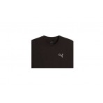 Puma Better Essentials Tee Ανδρικό Κοντομάνικο T-Shirt Μα΄΄υρο