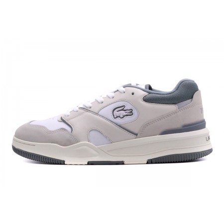 Lacoste Lineshot Ανδρικά Sneakers Λευκά, Εκρού, Γκρι