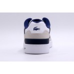 Lacoste T-Clip Ανδρικά Sneakers Λευκά, Μπλε Σκούρα, Γκρι