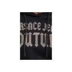 Versace Logo Goth Glitter Hoodie Γυναικείο (77HAIL00 CF00L 899)