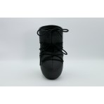 Moon Boot Icon Low Rubber Γυναικείες Μπότες Χιονιού Μαύρες