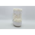 Moon Boot Icon Low Faux Fur Γυναικείες Μπότες Λευκές