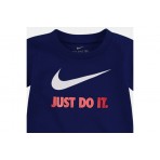 Nike Swoosh JDI Παιδικό Κοντομάνικο T-Shirt Μπλε Σκούρο