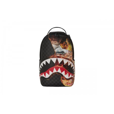 Sprayground Shark Fire Check Unisex Σακίδιο Πλάτης Πολύχρωμο