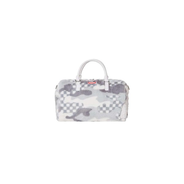 Sprayground White Fur 3Am Mini Duffle Σακ Βουαγιάζ (910D5758NSZ)