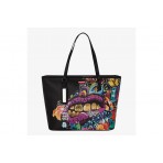 Sprayground Half Graff Lipstick Γυναικεία Τσάντα Shopper Μαύρη