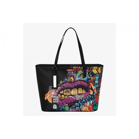 Sprayground Half Graff Lipsticktote Τσάντα Shopper 