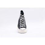 Converse Chuck 70 Leather Ανδρικά Δερμάτινα Sneakers Μαύρα, Εκρού