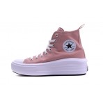 Converse Chuck Taylor All Star Move Hi Παπούτσια Ροζ, Λευκά