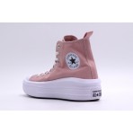 Converse Chuck Taylor All Star Move Hi Παπούτσια Ροζ, Λευκά