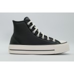 Converse Chuck Taylor All Star Lift Hi Sneakers Μαύρα, Λευκά