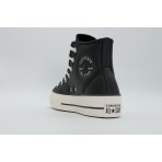 Converse Chuck Taylor All Star Lift Hi Sneakers Μαύρα, Λευκά