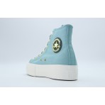 Converse Chuck Taylor All Star Lift Gold Sneakers με Πλατφόρμα