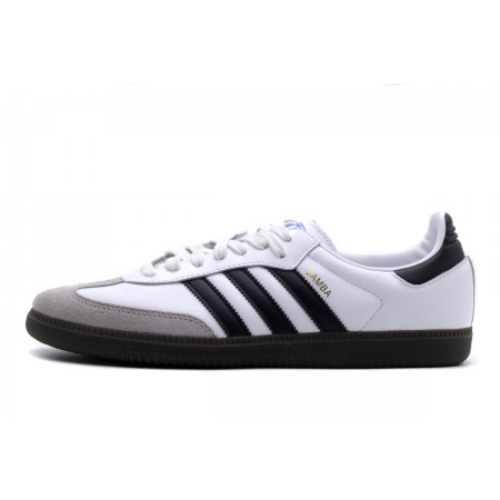 Adidas Originals Samba OG Unisex Sneakers Λευκό, Γκρι, Μαύρο
