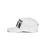 Dsquared2 Icon Strapback Baseball Καπέλο Λευκό, Μαύρο