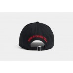 Dsquared2 Slogan Strapback Baseball Καπέλο Μαύρο