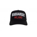 Dsquared2 Milano Strapback Baseball Καπέλο Μαύρο