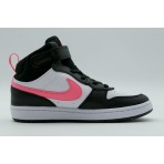 Nike Court Borough Mid 2 Παιδικά Sneakers Μαύρα, Ροζ, Λευκά