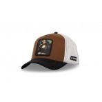 Capslab Mona Chica Trucker Καπέλο Snapback Μαύρο, Καφέ, Λευκό