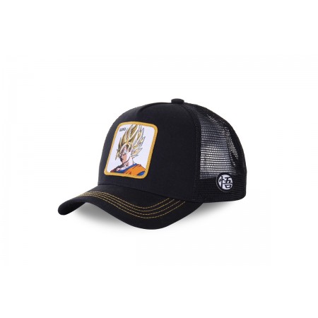 Capslab Dragon Ball Z Goku Trucker Καπέλο Snapback Μαύρο