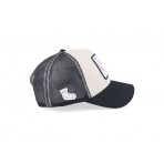 Capslab Dobby Καπέλο Snapback Μαύρο, Μπεζ, Λευκό