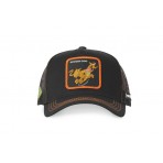 Capslab Scooby-Doo Καπέλο Snapback Μαύρο, Καφέ