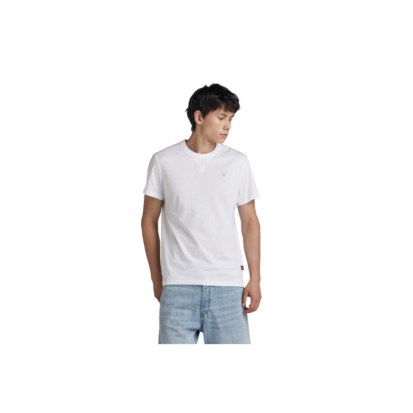 G-Star Nifous R T-Shirt Ανδρικό (D24449-336-110 WHITE)