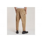 G-Star Pleated Chino Relaxed Ανδρικό Παντελόνι Chino Μπεζ