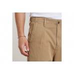 G-Star Pleated Chino Relaxed Ανδρικό Παντελόνι Chino Μπεζ