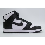 Nike Dunk High Top Retro Ανδρικά Sneakers Μαύρα, Λευκά