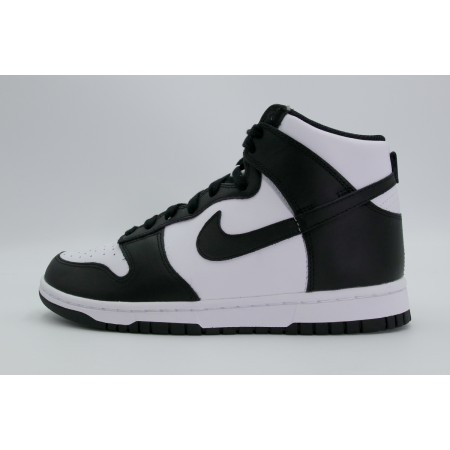 Nike Dunk High Top Sneakers Μαύρα, Λευκά