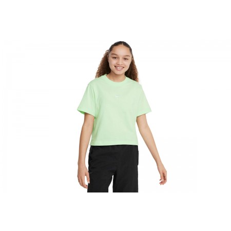 Nike Sportswear Essentials Boxy Tee Κοντομάνικη Crop Top Μπλούζα