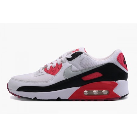 Nike Air Max 90 Γυναικεία Sneakers Λευκά, Μαύρα, Φούξια