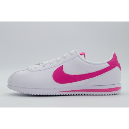 Nike Cortez Sneakers Λευκά, Φούξια