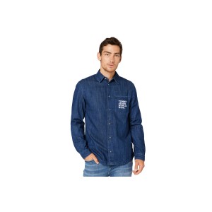 Tommy Jeans Tjm Modern Graphic Denim Shirt Πουκάμισο Μακρυμάνικο (DM0DM14111 1A5)