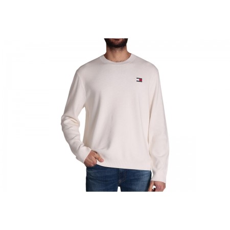 Tommy Jeans Reg Xs Badge Crew Μπλούζα Πλεκτή Ανδρική 