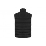 Tommy Jeans Light Down Vest Αμάνικο Puffer Μπουφάν Μαύρο