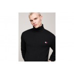 Tommy Jeans Slim Xs Badge Rollneck Ανδρική Μακρυμάνικη Μπλούζα