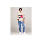 Tommy Jeans Melange Flag Ανδρικό Πουλόβερ