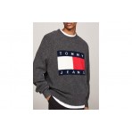 Tommy Jeans Melange Flag Ανδρικό Πουλόβερ