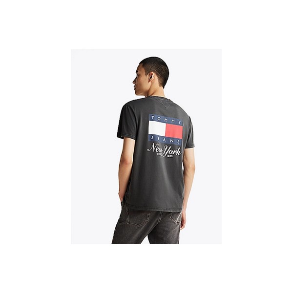 Tommy Jeans Reg Heritage Flag Ext T-Shirt Ανδρικό (DM0DM20346 BDS)