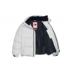 Tommy Jeans Flag Back Alaska Ανδρικό Puffer Μπουφάν με Κουκούλα