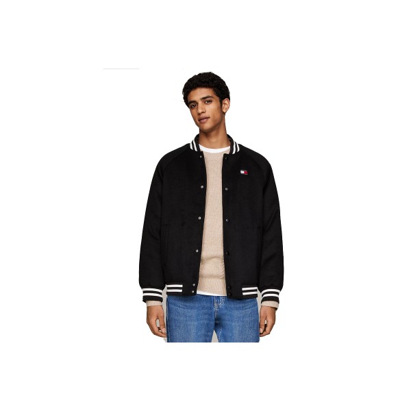 Tommy Jeans Wool Blend Solid Μπουφάν Bomber Ανδρικό (DM0DM20685 BDS)