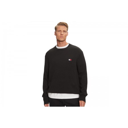 Tommy Jeans Reg Badge Sweater Πουλόβερ Ανδρικό 