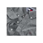 Tommy Jeans Regular Linen Blend Ανδρικό Μακρυμάνικο Πουκάμισο Ραφ